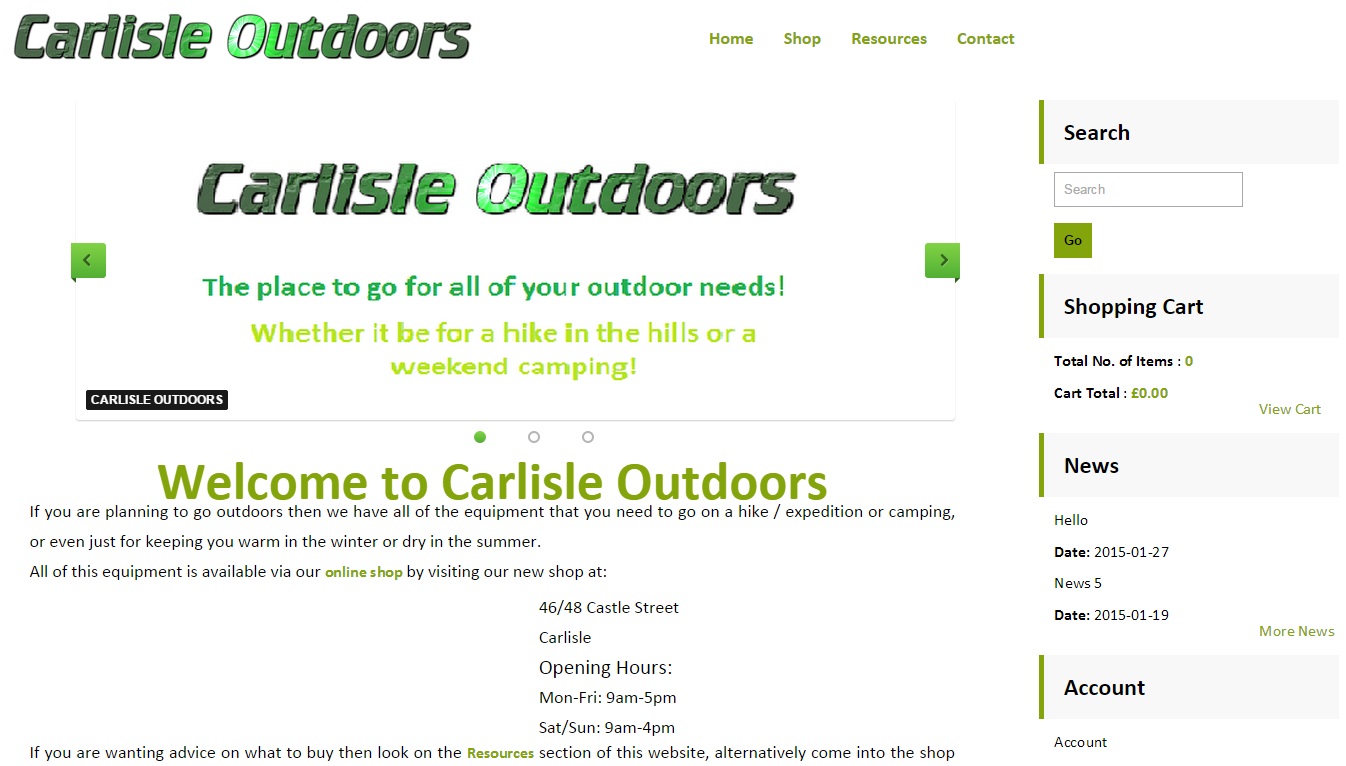 Carlisle outdoors