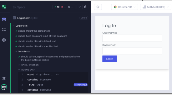 Cypress UI