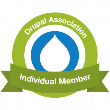 Drupal Association Individual Member Logo